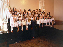 The first participants of choir, 1995